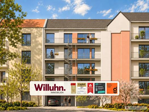 Wohnung zum Kauf - Erstbezug provisionsfrei 569.900 € 4 Zimmer 103,6 m² 2. Geschoss frei ab 01.07.2027 Stötteritz Leipzig 04299