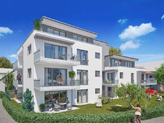 Wohnung zum Kauf - Neubau provisionsfrei 519.500 € 3 Zimmer 81 m² Bergstraße 9 Weingarten 88250