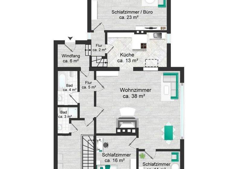 Doppelhaushälfte zum Kauf 519.000 € 5 Zimmer 161 m² 985 m² Grundstück Jenfeld Hamburg 22043