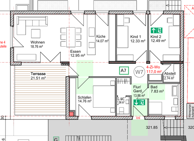 Wohnung zum Kauf provisionsfrei 789.885 € 4 Zimmer 117 m² 4. Geschoss frei ab sofort Kirchentellinsfurt 72138