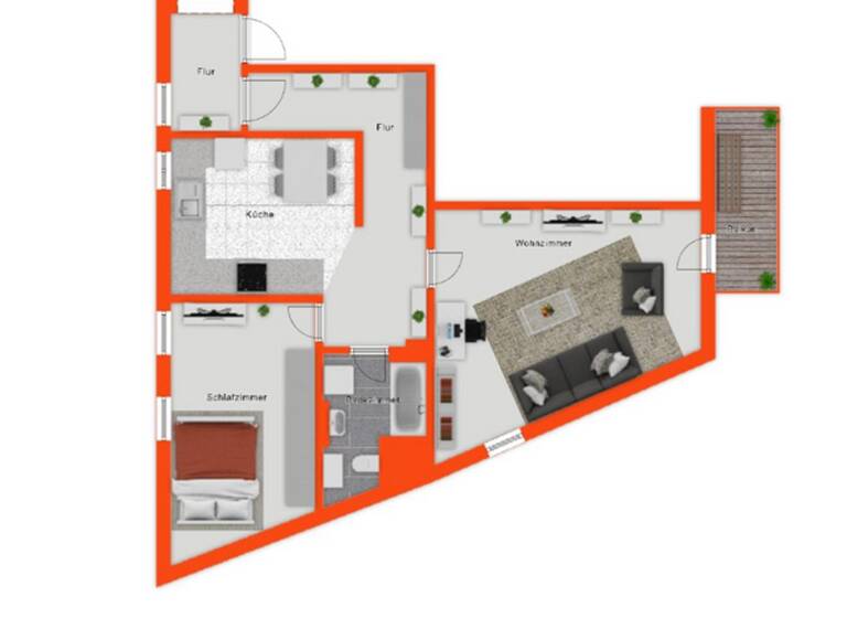 Wohnung zum Kauf 299.000 € 2 Zimmer 82 m² Dingolfing 84130