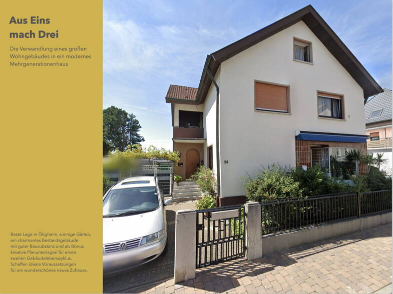 Mehrfamilienhaus zum Kauf provisionsfrei 538.000 € 8 Zimmer 200 m² 294 m² Grundstück Ötigheim 76470