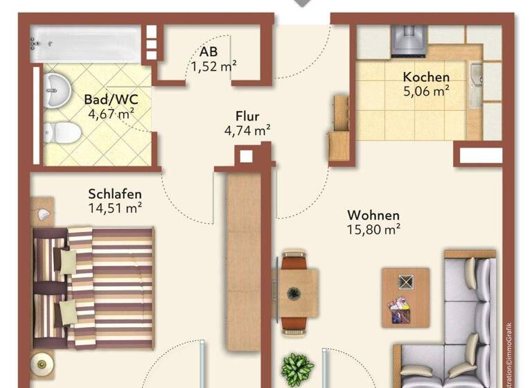 Wohnung zum Kauf 179.000 € 2 Zimmer 50 m² 4. Geschoss Kaufbeuren 87600