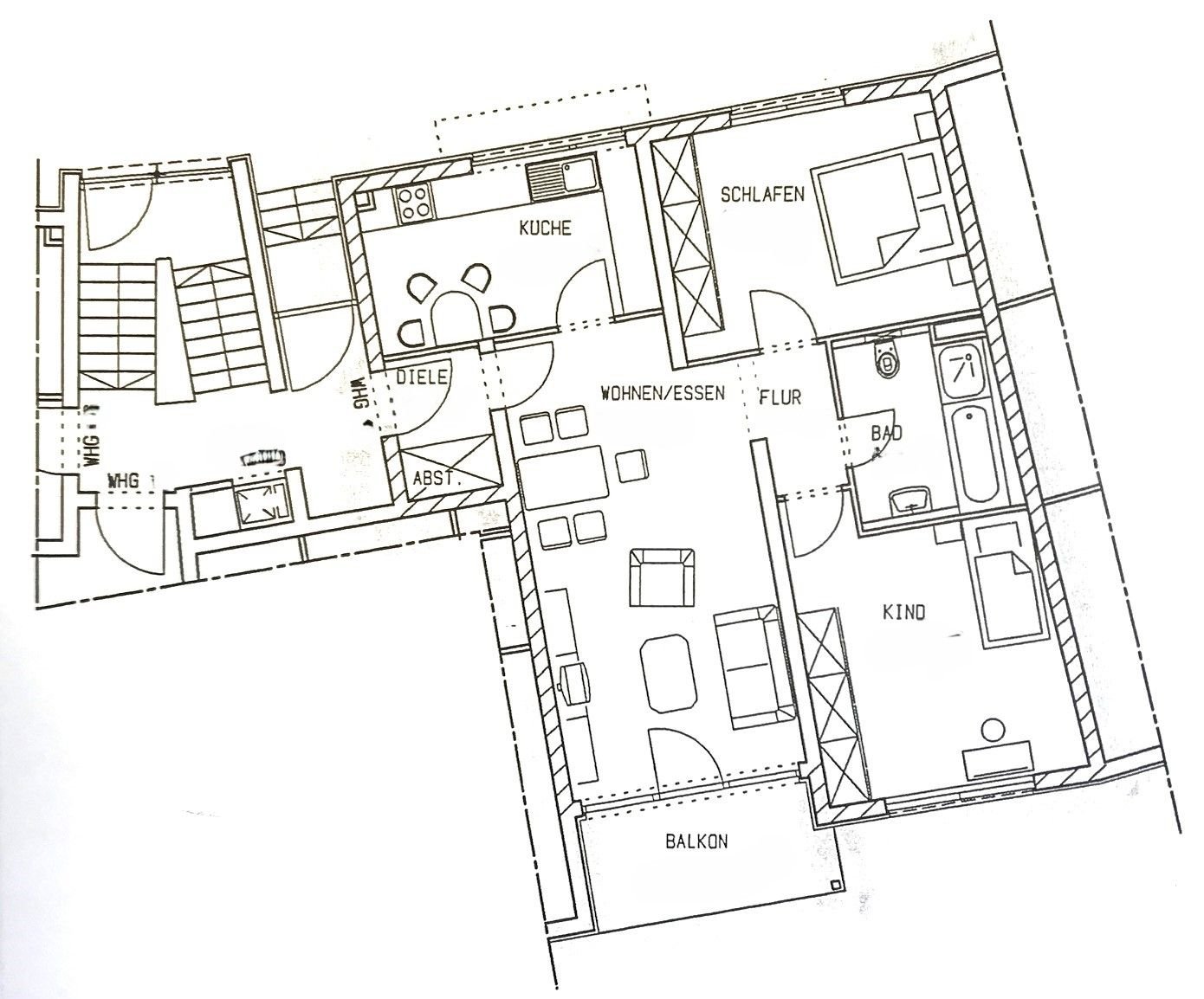 Wohnung zur Miete 634 € 3 Zimmer 80,3 m²<br/>Wohnfläche EG<br/>Geschoss 01.02.2025<br/>Verfügbarkeit Neuer Weg Kitzingen Kitzingen 97318