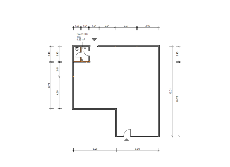 Verkaufsfläche zur Miete 1.500 € 1,5 Zimmer 125 m² Verkaufsfläche Berliner Platz 13 West Ratingen 40880