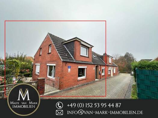 Doppelhaushälfte zum Kauf 176.000 € 5 Zimmer 120 m² 478 m² Grundstück Visquard Krummhörn 26736