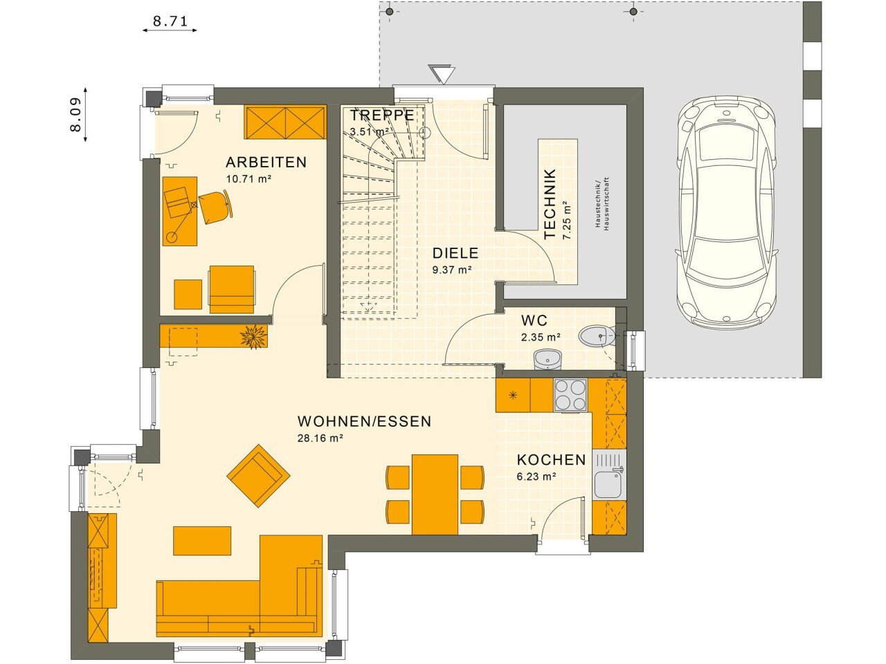 Villa zum Kauf provisionsfrei 369.990 € 5 Zimmer 113 m²<br/>Wohnfläche 760 m²<br/>Grundstück Pockau Pockau 09509