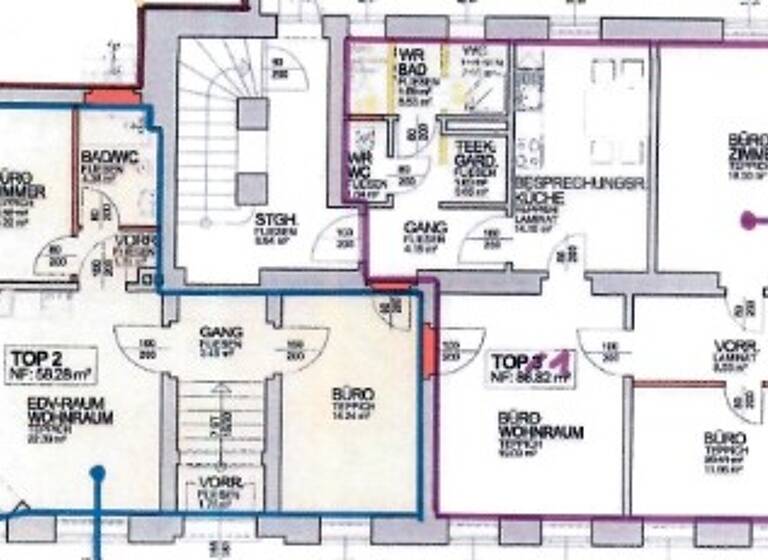 Bürofläche zur Miete 1.090 € 7 Zimmer Neunkirchen 2620