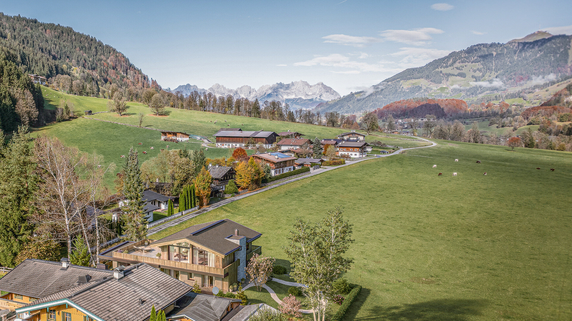 Villa zum Kauf 5.600.000 € 6 Zimmer 326 m²<br/>Wohnfläche 919 m²<br/>Grundstück Aurach bei Kitzbühel 6371