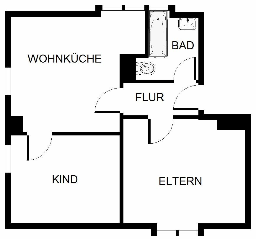 Wohnung zur Miete 289 € 2 Zimmer 45,9 m²<br/>Wohnfläche 2.<br/>Geschoss 17.01.2025<br/>Verfügbarkeit Lippspringer Straße 8 Scholven Gelsenkirchen 45896