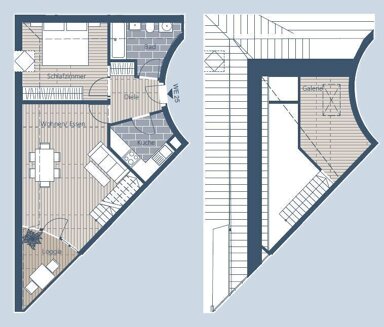 Wohnung zum Kauf provisionsfrei 195.000 € 2,5 Zimmer 59,3 m² 4. Geschoss Lindenau Leipzig 04177