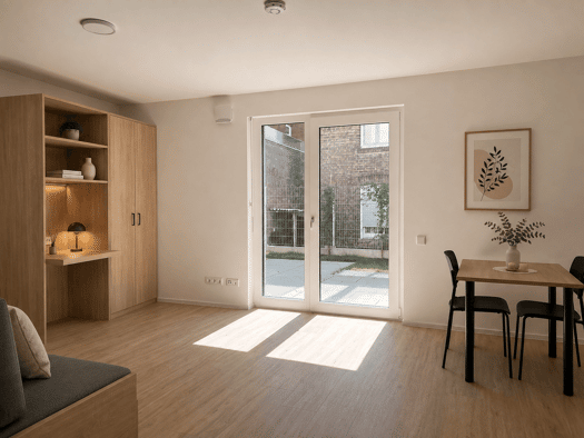 Wohnung zur Miete - Erstbezug 1.010 € 1 Zimmer 31,2 m² EG frei ab 01.09.2026 Frauenstraße 124 Mitte Ulm 89073