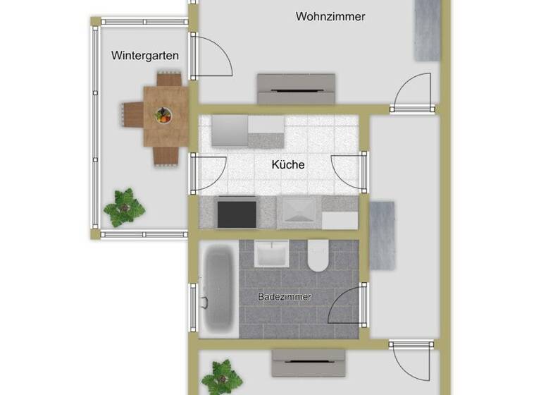 Wohnung zum Kauf 195.000 € 2 Zimmer 53 m² Südstadt Ravensburg 88214