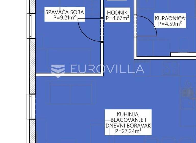 Wohnung zum Kauf 212.949 € 2 Zimmer 65 m² 1. Geschoss Povljana Povljana