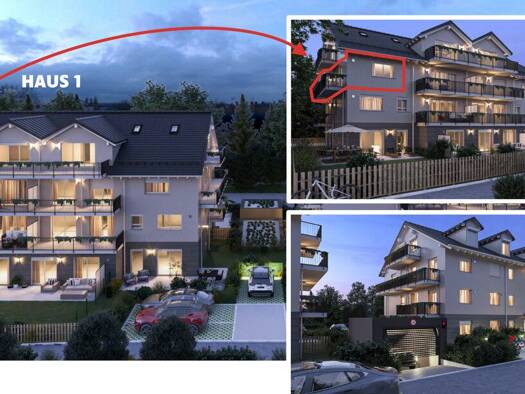 Wohnung zum Kauf - Erstbezug provisionsfrei 824.000 € 3 Zimmer 100,8 m² 2. Geschoss Bürgermeister-März-Weg 3 Esting Olching 82140