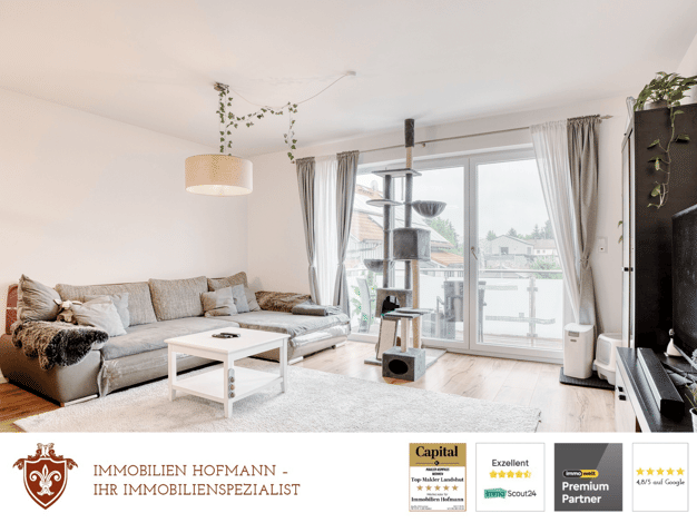 Wohnung zum Kauf 319.000 € 3 Zimmer 85,9 m² 1. Geschoss Wörth Wörth an der Isar 84109