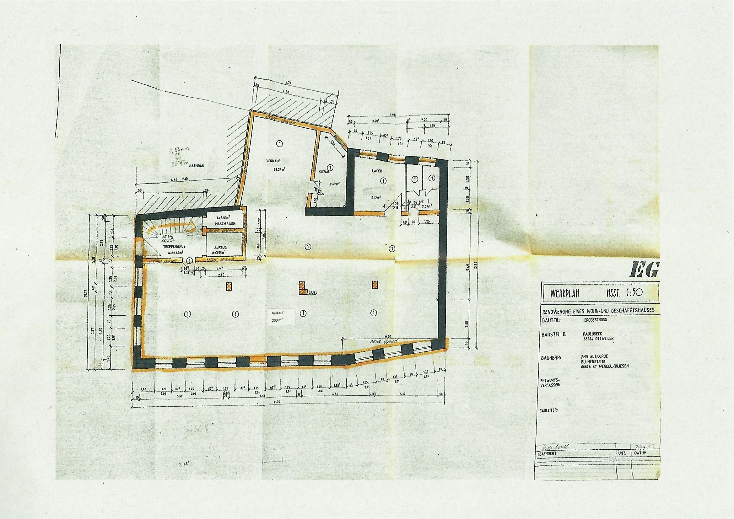 Laden zur Miete provisionsfrei 990 € 3 Zimmer 220 m²<br/>Verkaufsfläche Rathausplatz 1 Ottweiler Ottweiler 66564