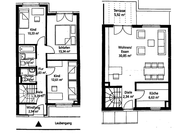 Maisonette zum Kauf 485.000 € 4 Zimmer 95 m² 3. Geschoss Bad Cannstatt Stuttgart 70376