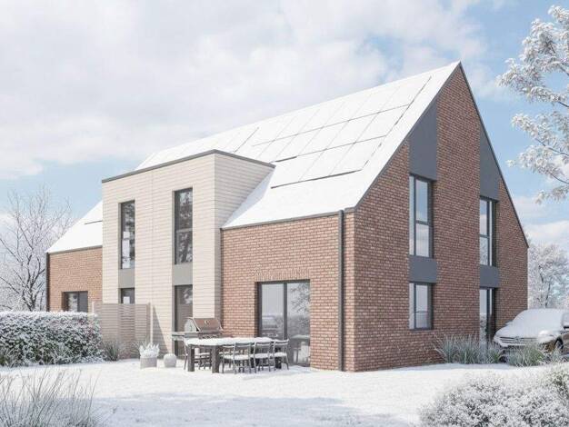 Doppelhaushälfte zum Kauf 558.000 € 5 Zimmer 126 m² 424 m² Grundstück Adendorf 21365