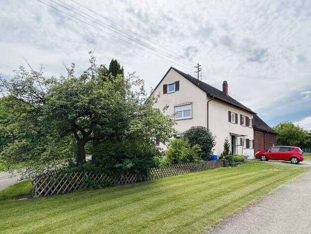 Mehrfamilienhaus zum Kauf 220.000 € 7 Zimmer 160 m² 1.280 m² Grundstück Sattelweiler Satteldorf / Sattelweiler 74589