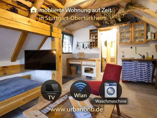 Wohnung zur Miete Wohnen auf Zeit 985 € 1 Zimmer 25 m² frei ab 02.03.2026 Im Mäder 0 Obertürkheim Stuttgart Obertürkheim 70329