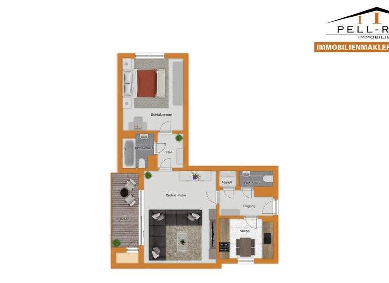 Wohnung zum Kauf 170.000 € 2 Zimmer 62 m² 2. Geschoss Ettlingen 76275