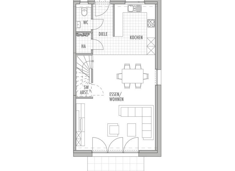 Doppelhaushälfte zum Kauf - Erstbezug provisionsfrei 521.000 € 5,5 Zimmer 121,4 m² 242 m² Grundstück Sexau 79350