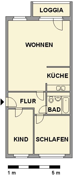 Wohnung zur Miete 365 € 3 Zimmer 69,3 m²<br/>Wohnfläche 5.<br/>Geschoss Alfred-Neubert-Str. 41 Markersdorf 628 Chemnitz 09123