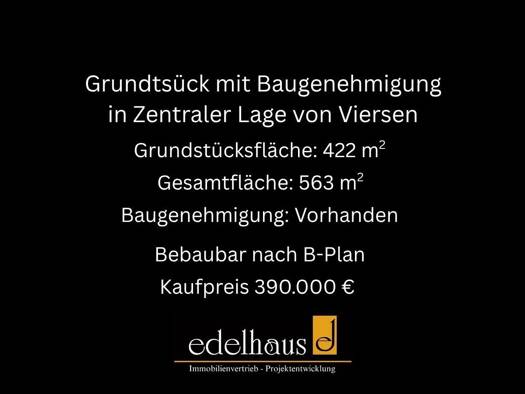 Grundstück zum Kauf 390.000 € 422 m² Grundstück Stadtmitte Viersen 41747
