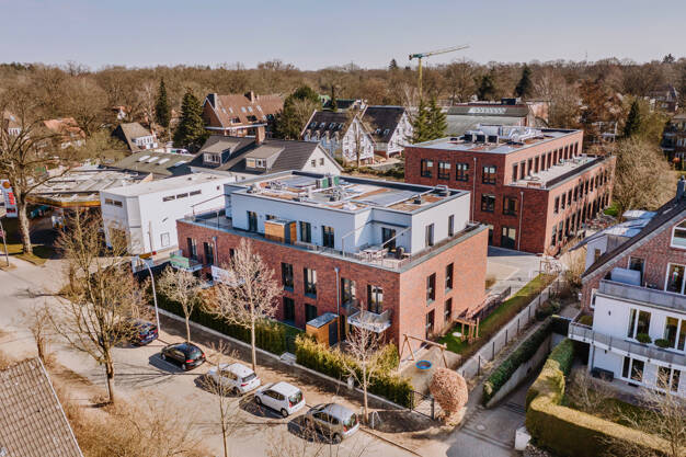 Penthouse zum Kauf - Neubau provisionsfrei 995.000 € 3 Zimmer 117 m² Dachgeschoss frei ab sofort Hoisberg 30/32 Volksdorf Hamburg 22359