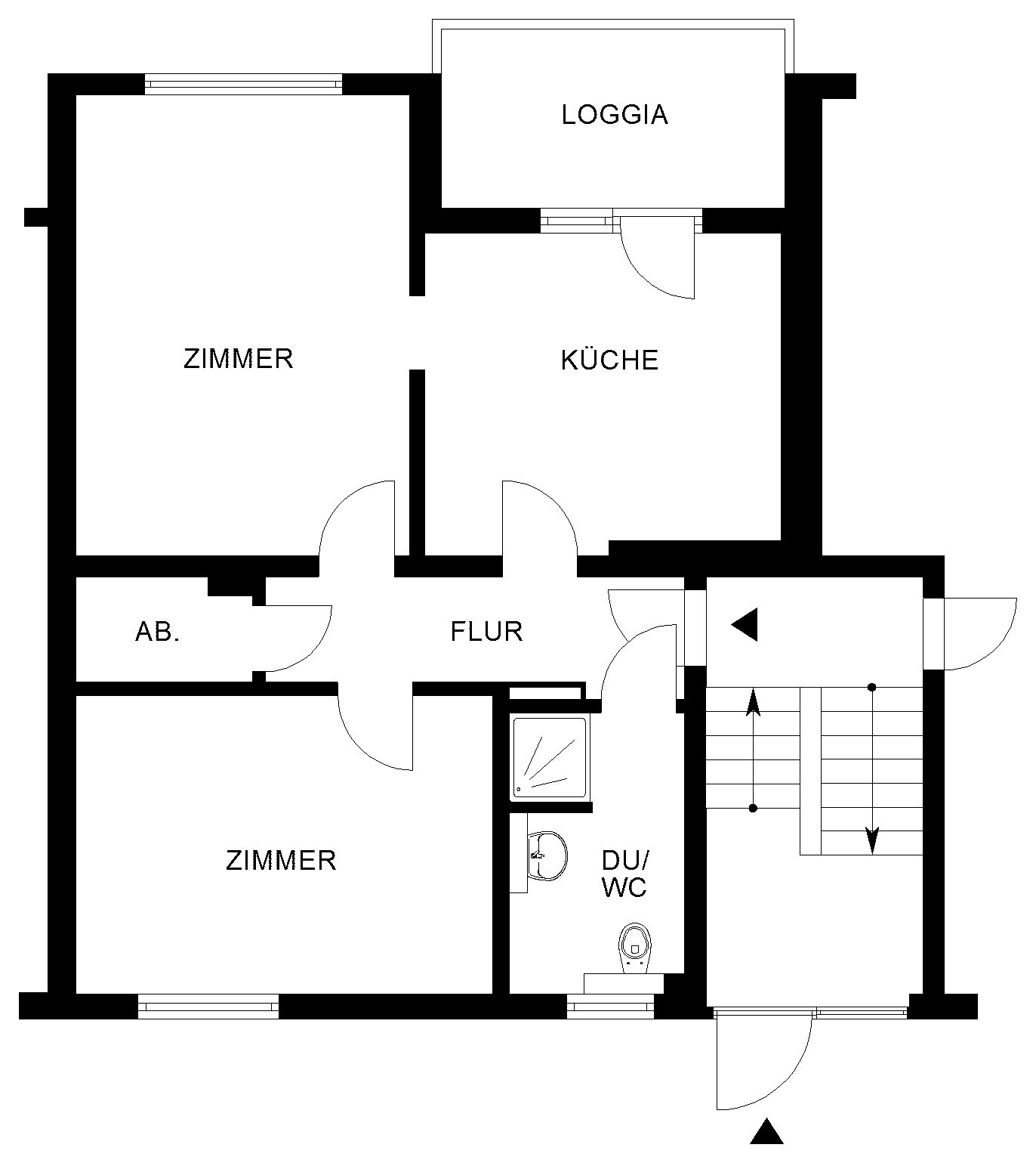 Wohnung zur Miete 639 € 2 Zimmer 68,8 m²<br/>Wohnfläche EG<br/>Geschoss 01.02.2025<br/>Verfügbarkeit Vogtlandweg 4 Laagberg Wolfsburg 38440