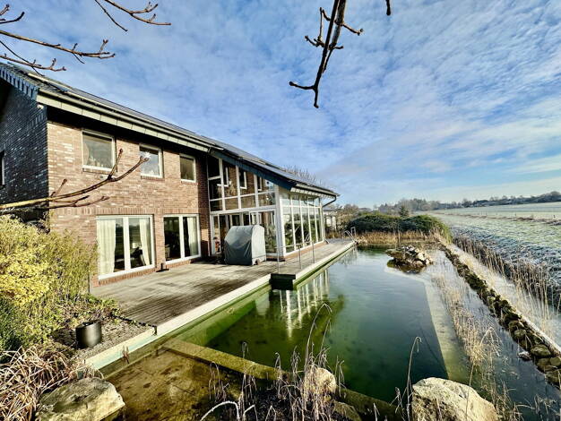 Einfamilienhaus zum Kauf provisionsfrei 598.500 € 11 Zimmer 317 m² 1.136 m² Grundstück Bahnhofstraße 55a Oberndorf 21787