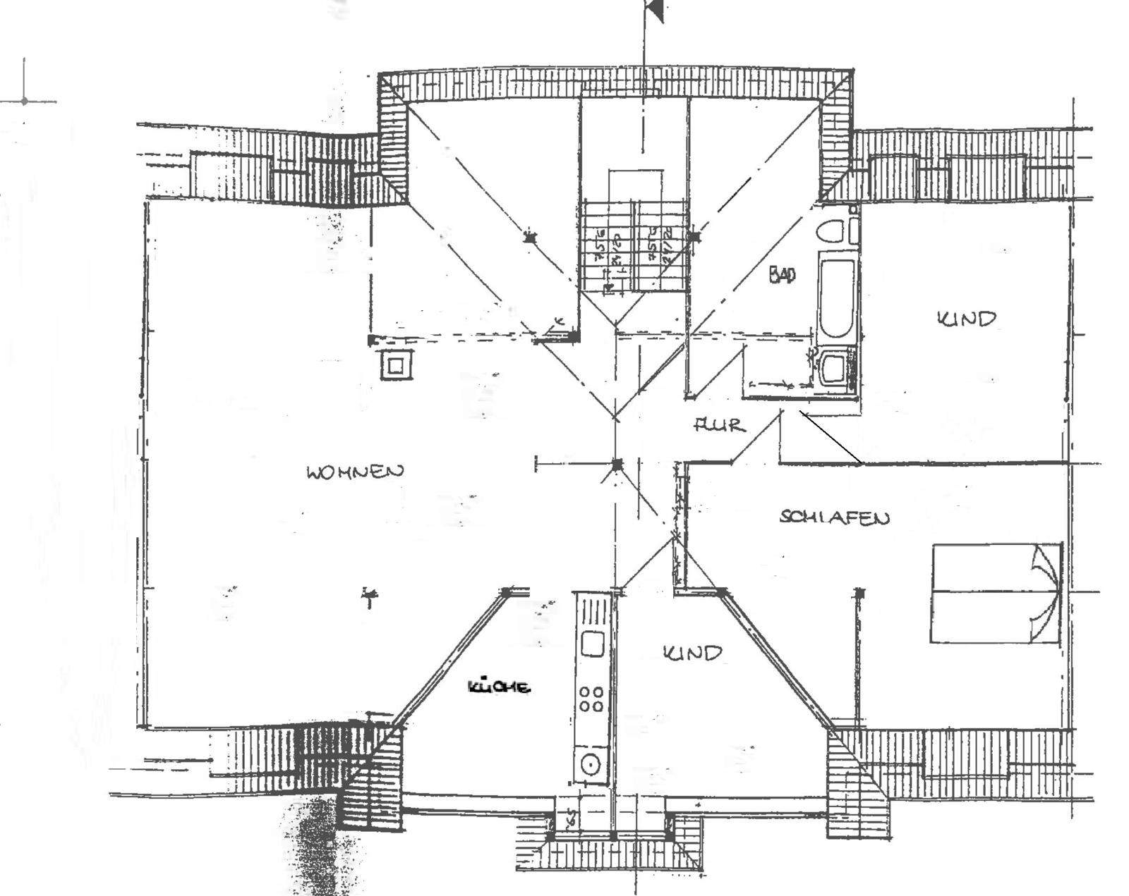 Wohnung zur Miete 823 € 4 Zimmer 106 m²<br/>Wohnfläche ab sofort<br/>Verfügbarkeit Forstweg 44 Weißenborn Freiberg 09600