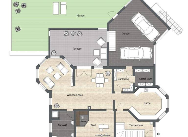 Einfamilienhaus zur Miete 4.620 € 8,5 Zimmer 337 m² 803 m² Grundstück Hülben 72584