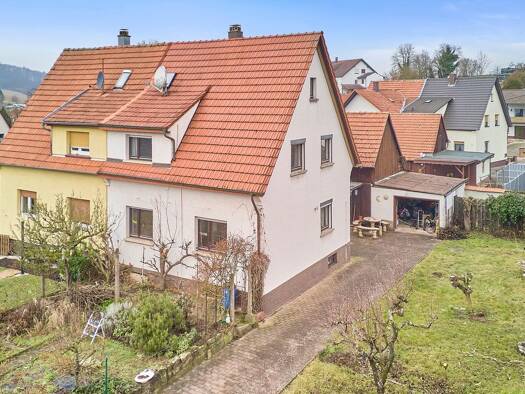 Doppelhaushälfte zum Kauf 425.000 € 6 Zimmer 115 m² 1.285 m² Grundstück frei ab sofort Hoffenheimer Straße 19 Horrenberg Dielheim 69234