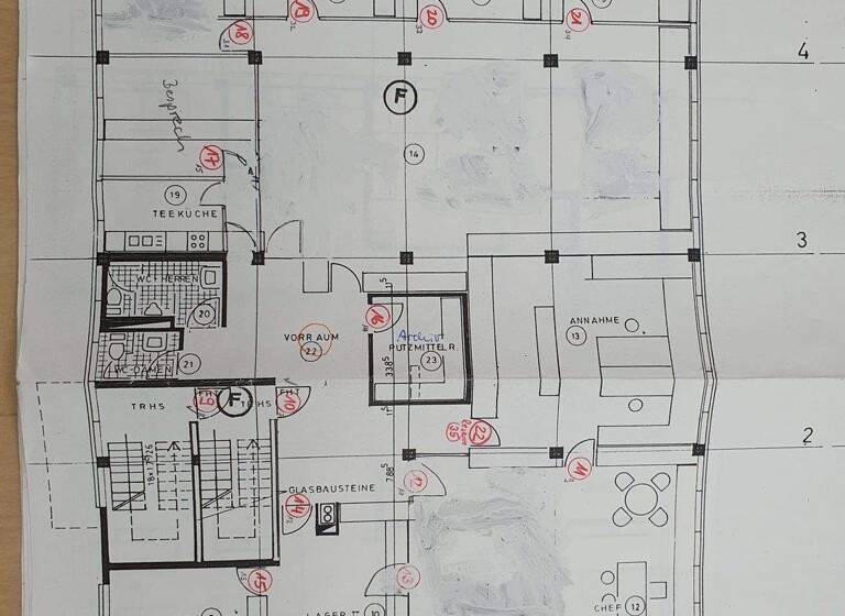 Bürofläche zur Miete provisionsfrei 5,26 € 7 Zimmer 380 m² Bürofläche Teckstraße 56 Berkheim Esslingen am Neckar 73734