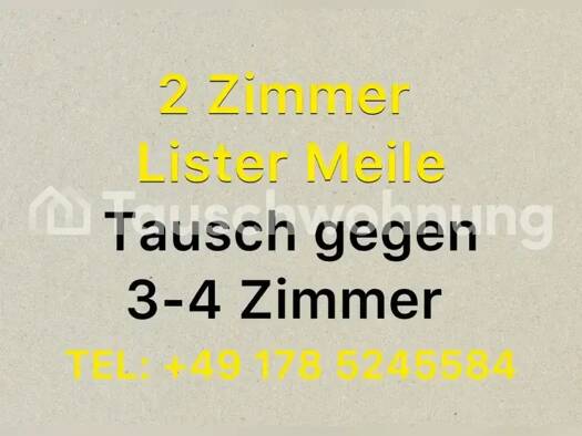 Wohnung zur Miete Tauschwohnung 520 € 2 Zimmer 50 m² 4. Geschoss Oststadt Hannover 30161