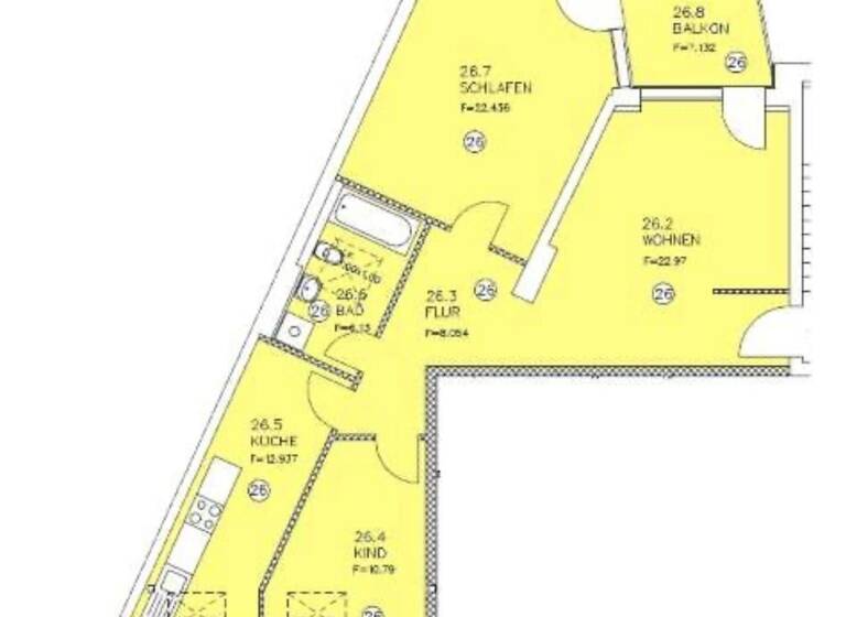 Wohnung zur Miete 565 € 3 Zimmer 87 m²<br/>Wohnfläche Dachgeschoss, 4.<br/>Geschoss ab sofort<br/>Verfügbarkeit Klausenerstraße . Sudenburg Magdeburg 39112