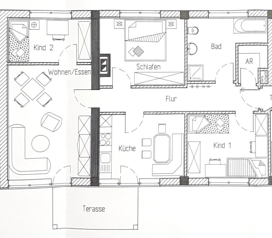 Wohnung zur Miete 695 € 4 Zimmer 95 m²<br/>Wohnfläche Oettingen Oettingen i.Bay. 86732