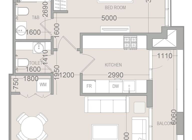 Wohnung zum Kauf provisionsfrei 490.682 € 2 Zimmer 73,7 m² Dubai 00000