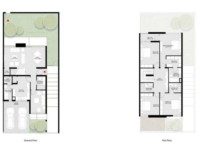 Stadthaus zum Kauf - Erstbezug provisionsfrei 820.946 € 5 Zimmer 291,6 m² 246,4 m² Grundstück Sharjah