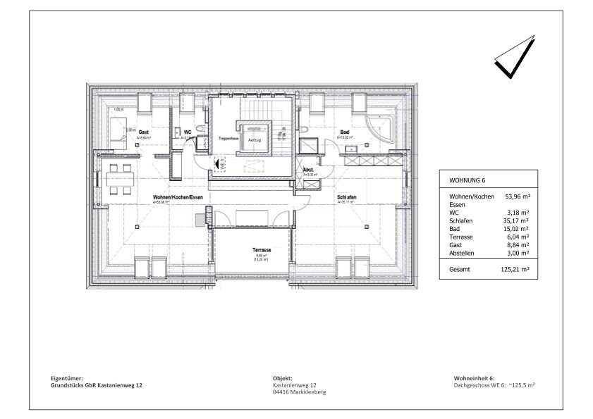 Wohnung zur Miete 3.200 € 3 Zimmer 126 m²<br/>Wohnfläche Markkleeberg Markkleeberg 04416