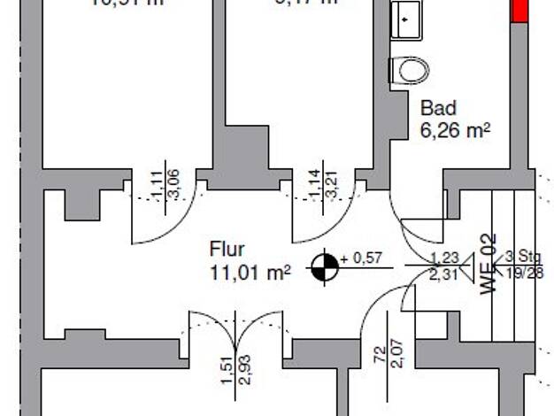 Laden zur Miete provisionsfrei 720 € 3 Zimmer 71,2 m² Verkaufsfläche Pfotenhauer Str. 76 Striesen-West Dresden 01309