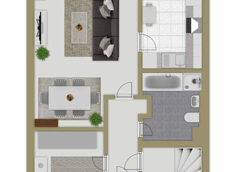 Wohnung zum Kauf 189.000 € 2 Zimmer 69 m² 1. Geschoss Bettrath Mönchengladbach 41066