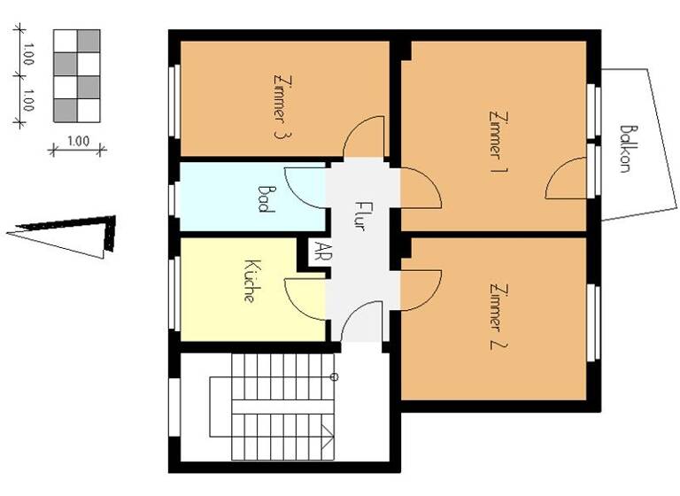Wohnung zur Miete 469 € 3 Zimmer 57,9 m² 2. Geschoss frei ab 01.05.2026 Sichterweg 3 Sölde Dortmund 44289