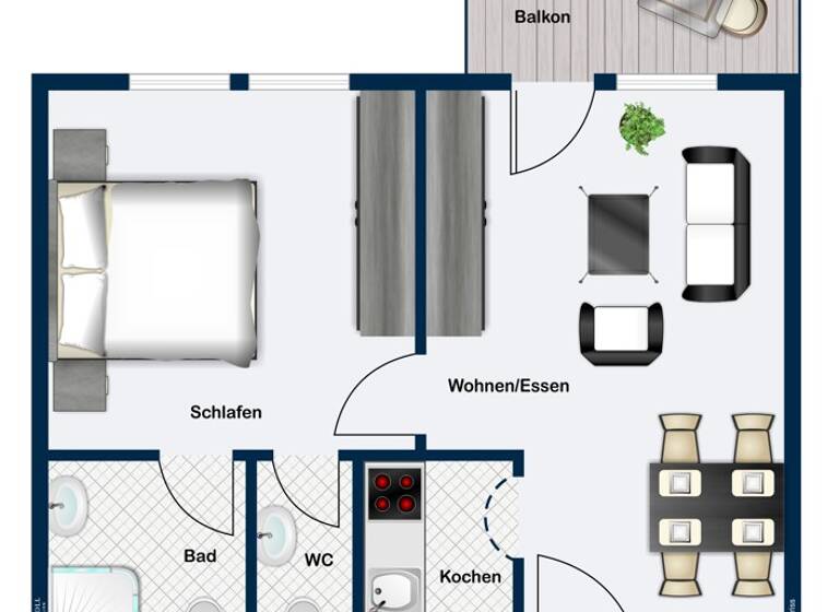 Wohnung zum Kauf 149.000 € 2 Zimmer 36 m²<br/>Wohnfläche 2.<br/>Geschoss Enderndorf Spalt / Enderndorf 91174