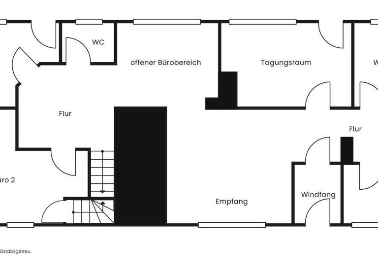 Bürofläche zur Miete 1.150 € 6 Zimmer 191,2 m² Bürofläche Hasebrink Meppen 49716