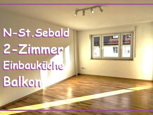 Wohnung zur Miete 725 € 2 Zimmer 60 m² Geschoss 2/4 frei ab sofort Sebald Nürnberg 90403