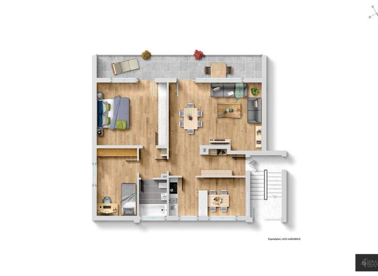 Wohnung zum Kauf 389.000 € 3 Zimmer 89,7 m² 1. Geschoss frei ab 01.01.2027 Murnau 82418
