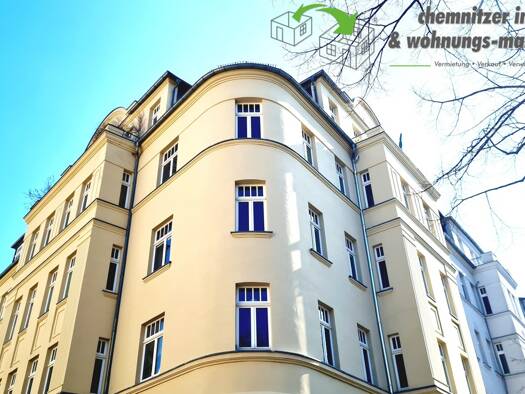 Wohnung zur Miete 315 € 2 Zimmer 54,7 m² 2. Geschoss Horst-Menzel-Straße 19 Kaßberg Chemnitz / Kaßberg 09112